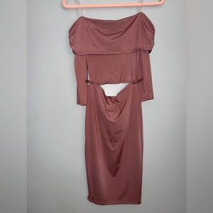 Guess twinset midi skirt + top NWT